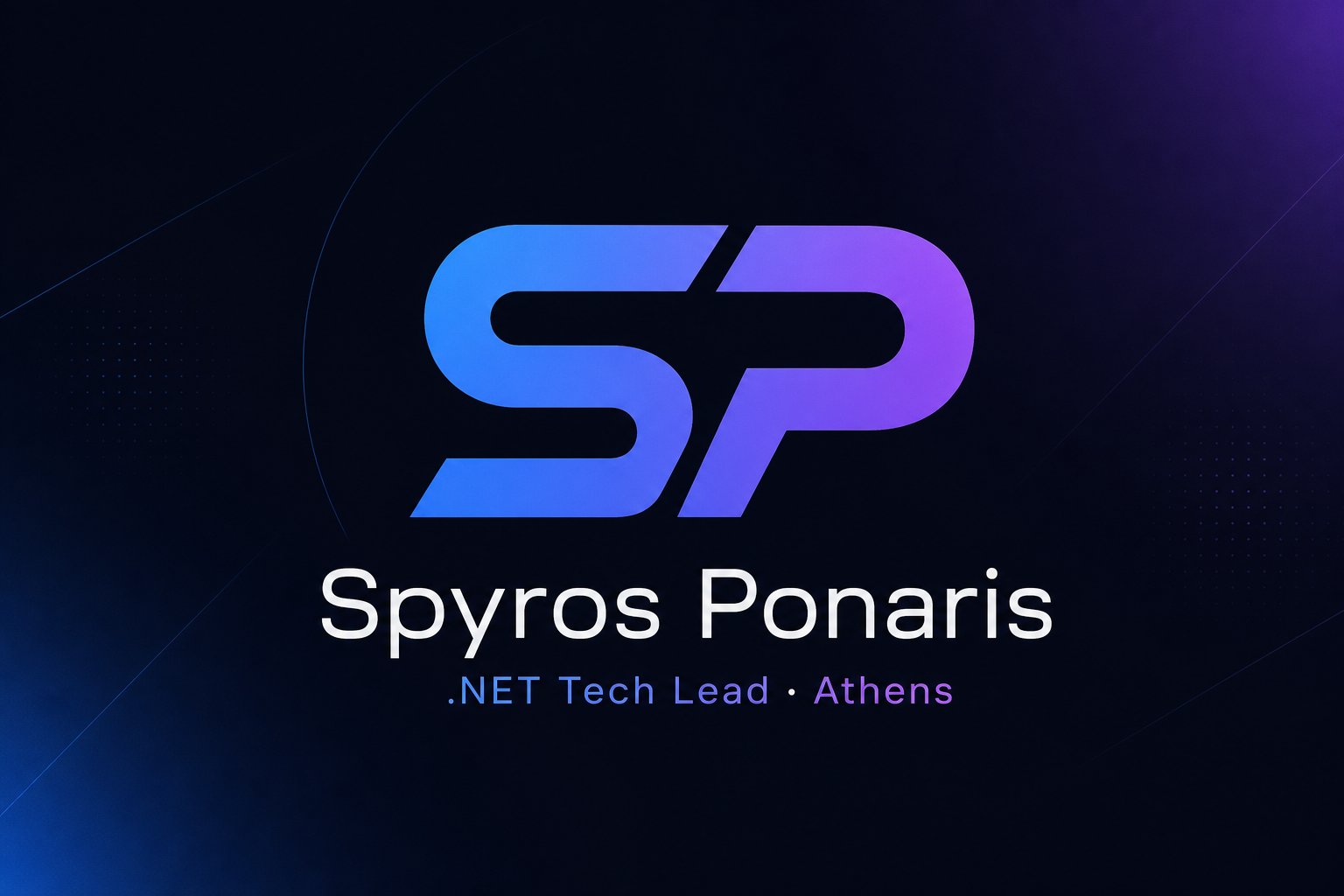 Spyros Ponaris — Tech Lead and Senior Software Engineer